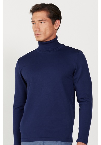 AC&Co / Altınyıldız Classics ERKEK LACI Standart Fit Normal Kesim Tam Balıkçı Yaka Yumuşak Dokulu Basic Triko Kazak Çok Renkli AC&Co / Altınyıldız Classics ERKEK LACI Standart Fit Normal Kesim Tam Balıkçı Yaka Yumuşak Dokulu Basic Triko Kazak Çok Renkli