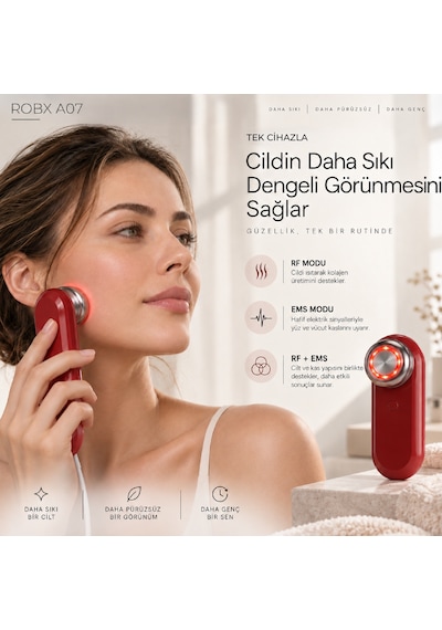 Robx A07 Yeni Nesil Rf Ems Cilt Sıkılaştırıcı Ve Kırışıklık Yüz Ve Vücut Aleti