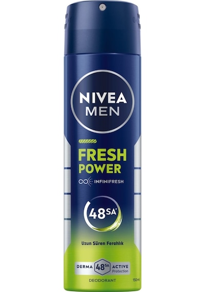 Nıvea Men Fresh Power Sprey 150 Ml X 5 Adet