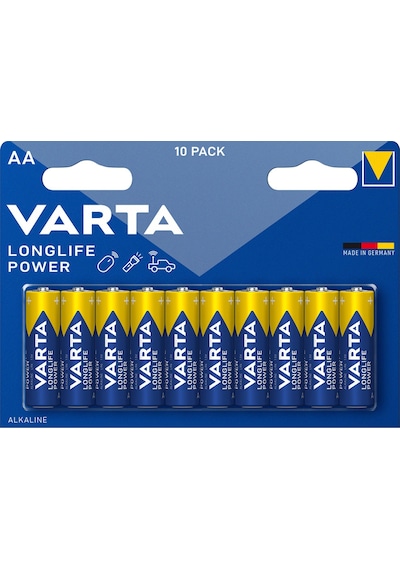 Varta Longlife Power Aa Kalem Pil 10'lu Paket Alkalin