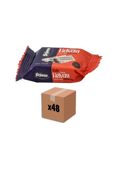 Seğmen Sade Helva 48x40g 1920g - Geleneksel Taş Değirmen Lezzeti Tarı