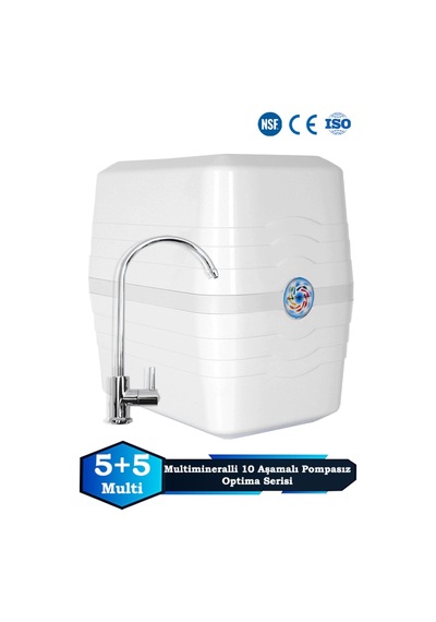 Sumarkt Avenger 10 Aşamalı 8 LT Metal Tanklı Süper Sarım Membran Teknolojili Mineralli Su Arıtma Cihazı