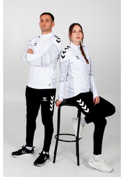 Hummel Line Antrenman Eşofman Üstü Beyaz