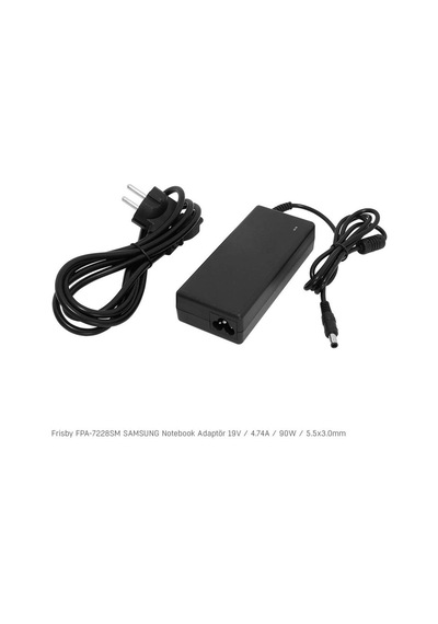 Frisby Fpa-7228sm Notebook Adaptör Samsung 19v 4.74a Uç Boyutu : 5.5 X 3.0mm