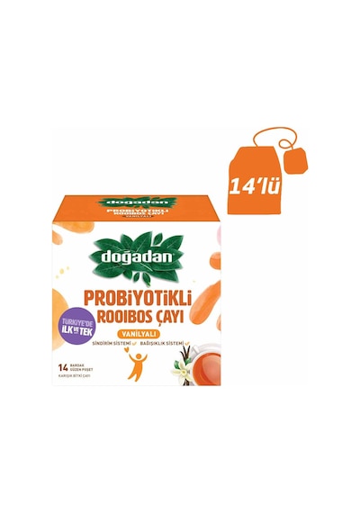 Doğadan Rooibos Vanilyalı Probiyotikli Poşet Çay 14'lü