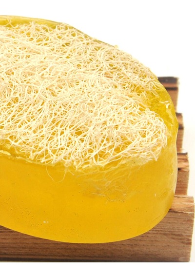 Kabak Lifli El Yapımı Doğal Limon Çiçeği Sabunu 120 G x 3 Adet