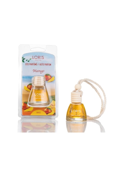 Mango Aromalı Araç Kokusu, Asılı Araba Kavanozu, Oda Parfümü, Mango Kokulu, 30 Güne Kadar Hoş K Standart