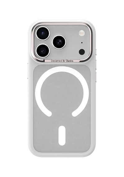 Apple Uyumlu iPhone 17 Pro  Kılıf M-safe Şarj Özellikli Benks Mist C-magnet Kapak Beyaz Beyaz