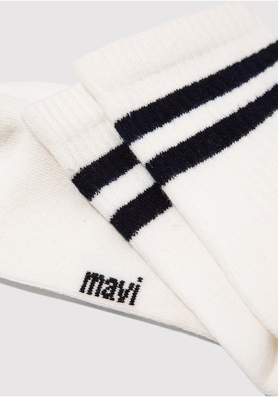 Mavi - Ekru Soket Çorap 0911594-21649 Ekru