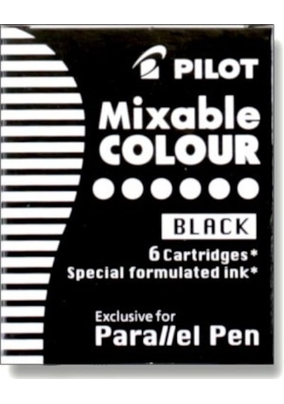 Pilot Parallel Pen Kartuş Siyah 6 Adet