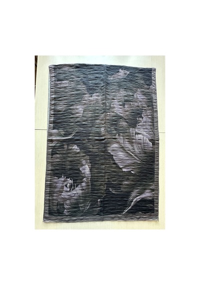 Müslüm, Floral Yaprak Desenli Bürümcük Şal Zarif, Kaymaz, Terletmez Ve Rahat Kullanım 75 X 200 Cm Gri-Siyah-Lila Müslüm, Floral Yaprak Desenli Bürümcük Şal Zarif, Kaymaz, Terletmez Ve Rahat Kullanım 75 X 200 Cm Gri-Siyah-Lila
