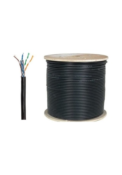 150 Metre Dış Ortam Cat6 İnternet Kablosu Siyah Fiber Modem Pc İnternet Sku: Smgstk9e47b9ffd0