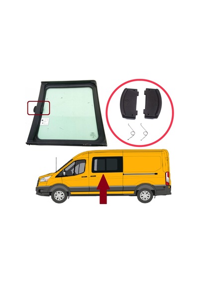 Sürgülü Cam Açma Mandalı Ford Transit Mk8 T18 V363 2013-on İçin