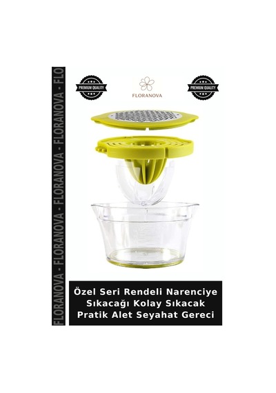 Özel Seri Rendeli Narenciye Sıkacağı Kolay Sıkacak Pratik Alet Seyahat Gereci Çok Renkli