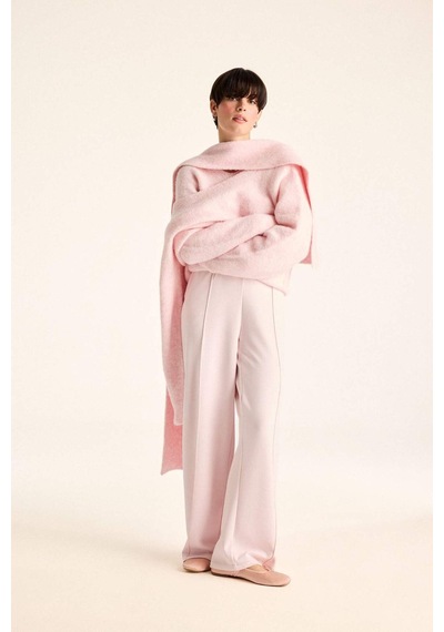 Defacto Regular Fit V Yaka Kazak F4800ax25wnpn83 Pembe