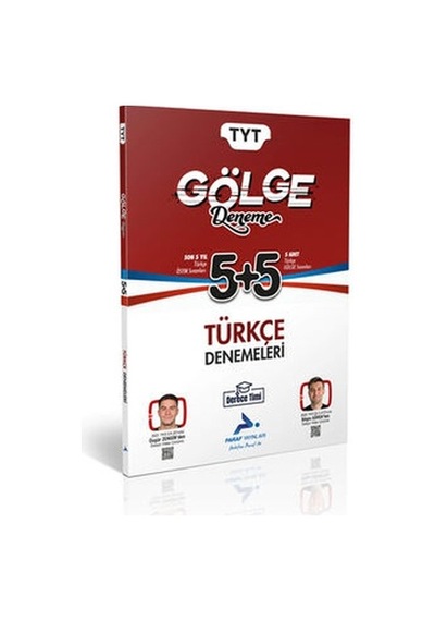 Paraf Yayınları Tyt Türkçe Gölge Deneme