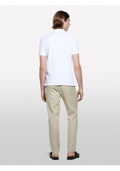 %100 Pamuk Regular Fit Polo T-shirt Erkek Beyaz Polo - 325p3089s300t Beyaz
