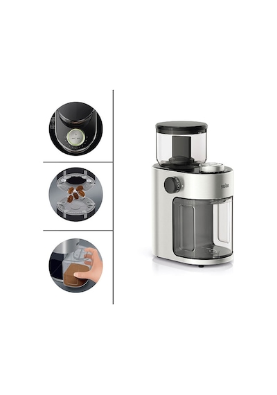 Braun Fresh Set KG7070 Kahve Öğütücü Inox