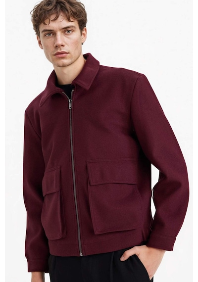 Defacto Fermuarlı Cepli Mont E9978ax25wnbr464 Bordo-br464