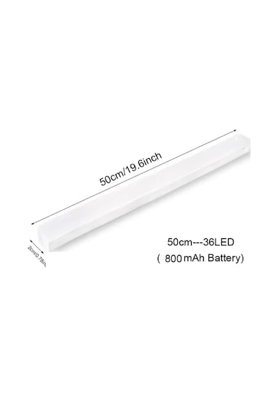 50 Cm Sarı Gün Işığı Hareket Sensörlü Dolap İçi Çalışma Masası Mutfak Tezgah Altı Usb Led Işık Çok Renkli