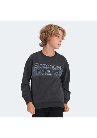 Slazenger LAST Çocuk  Koyu Gri Sweatshirt
