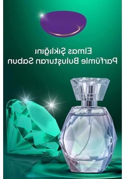 Premium Görünümlü Elmas Şeklinde Sabun - 90 Gram X 4 Acı Badem
