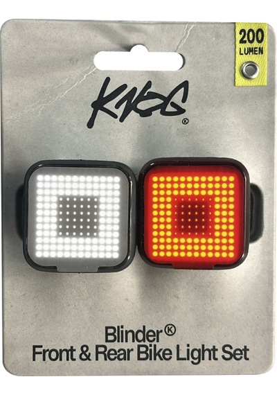 Knog Square Twinpack 200+100 Lm Ip67 Bisiklet Aydınlatma Seti Siyah