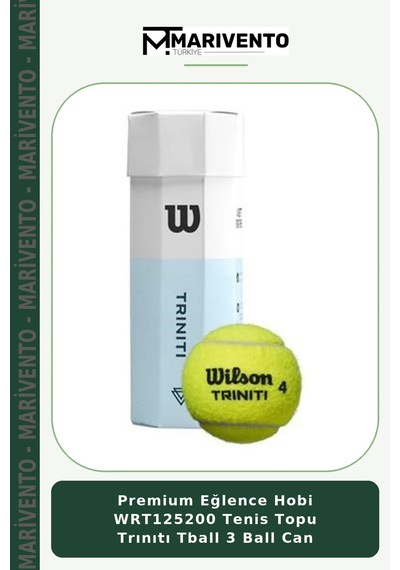 Premium Eğlence Hobi Wrt125200 Tenis Topu Trınıtı Tball 3 Ball Can