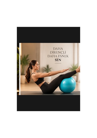 14 Parça Çok Amaçlı Pilates Ve Yoga Malzemeleri Seti Siyah
