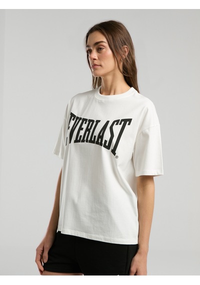 Everlast Ever Classics Wmn Oversize Beyaz Kadın Tişört Beyaz
