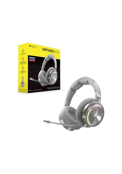 Corsaır Vırtuoso Max Wıreless Dolby Atmos Silver Gaming Kulaklık