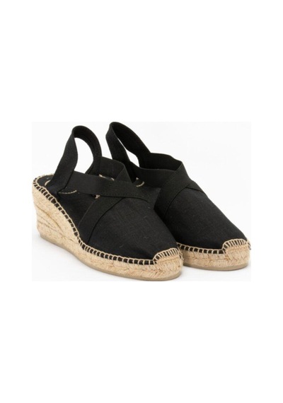 Toni Pons Kadın Sandalet Ter Elastic Linen Black Negre -5837 Black
