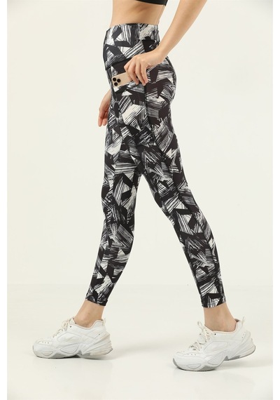 Missmaral Kadın Tayt Yüksek Bel Çift Cepli Siyah - Beyaz Yıldız Desenli Dijital Slim Fit 1058 Siyah - 188143480 Siyah Missmaral Kadın Tayt Yüksek Bel Çift Cepli Siyah - Beyaz Yıldız Desenli Dijital Slim Fit 1058 Siyah - 188143480 Siyah