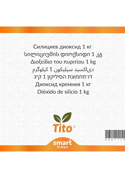 Silikon Dioksit E551 1 Kg