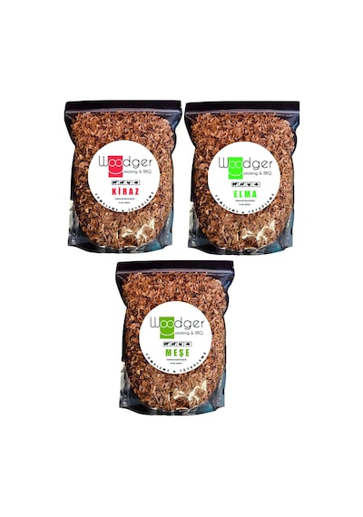 Füme ve Tütsü Talaşı Barbekü Mangal Talaşı 3'Lü Set N11.207