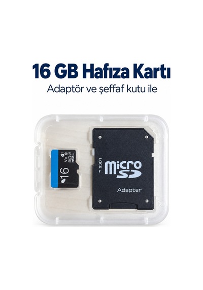 16 Gb Hafıza Kartı Ve Adaptör Kutulu Set - Lisinya