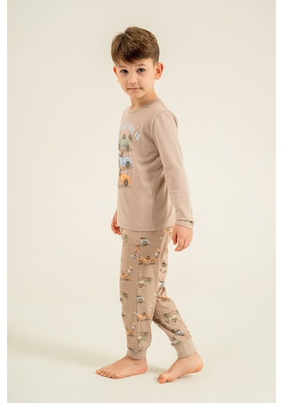 Rolypoly Erkek Çocuk The Best One Sarı Uzun Kol Pijama Takım Rp3874-c-v1 Rp3874-c-v1