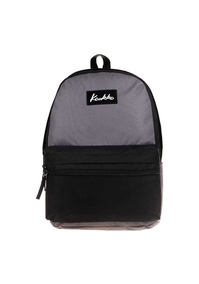 Kaukko Sırt Çantası Basic Duble Colors Gri-siyah K1424 Diğer