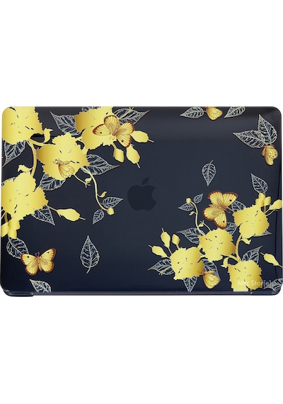 Apple Uyumlu MacBook Pro Kılıf 13 İnç M1-m2, Flower01nl Type-c'li Model A2338 A2289 A2251 A1706-08 A1989 A2159 İle Sarı