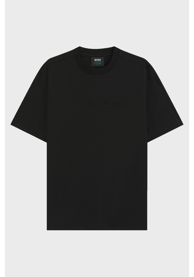 Boss % 100 Pamuk Regular Fit Bisiklet Yaka T Shirt Erkek T Shirt 50565042 001 Siyah