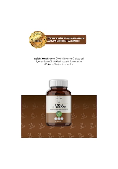 Erbatab Reishi Ekstresi 60 Kapsül