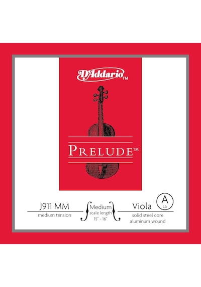 D'addario J911mm Prelude Medium Scale Viyola Tek Teli - A/la Nota