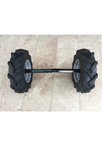 Çapa Makinası Teker Takımı 4.00 X 80 27 Mm Sabit Aks-44242