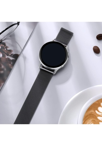 Xiaomi Watch S4 / S3 / S2 / S2 Pro / S1 Active / S1 Uyumlu Manyetik Metal Hasır Örgü Kordon