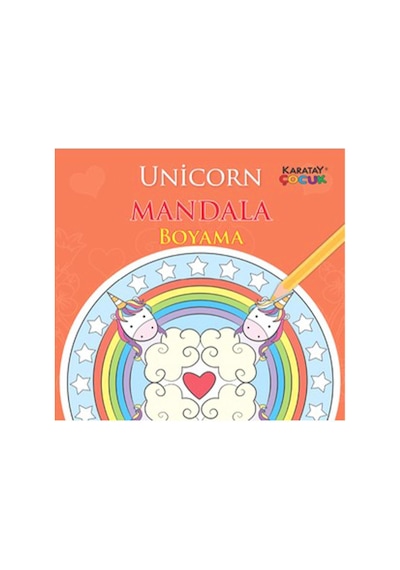 Mandala Boyama Kitabı Unicorn