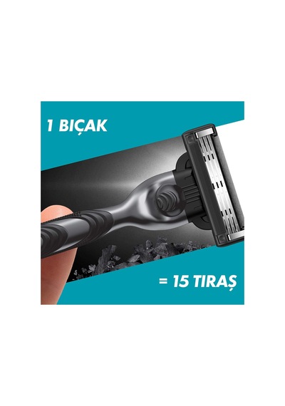 Mach3 Charcoal Yedekli Tıraş Makinesi