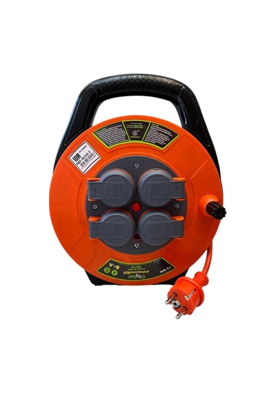 Seyyar Kablo Makarası - 10 Metre Kablo, 3x1.5mm², Ip44 Kapaklı 4 Prizli, Bylion Taşınabilir Enerji Çözümü Çanta Tipi Seyyar Uzatma Kablosu Kamp, Atölye, Bahçe, Garaj, Ev Diger