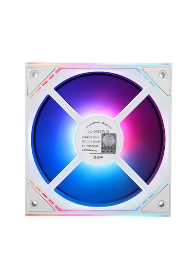 Thermalright Tl-m12w-s Argb 120mm Beyaz Kasa Fanı