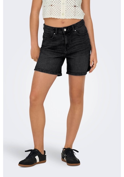 Only Onljosephınestretch Short Siyah Kadın Şort Siyah