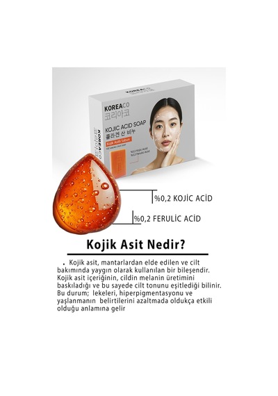 Kojik & Ferulik Asit Özlü Leke Ve Kararma Karşıtı Sabun - 699536258 Diğer